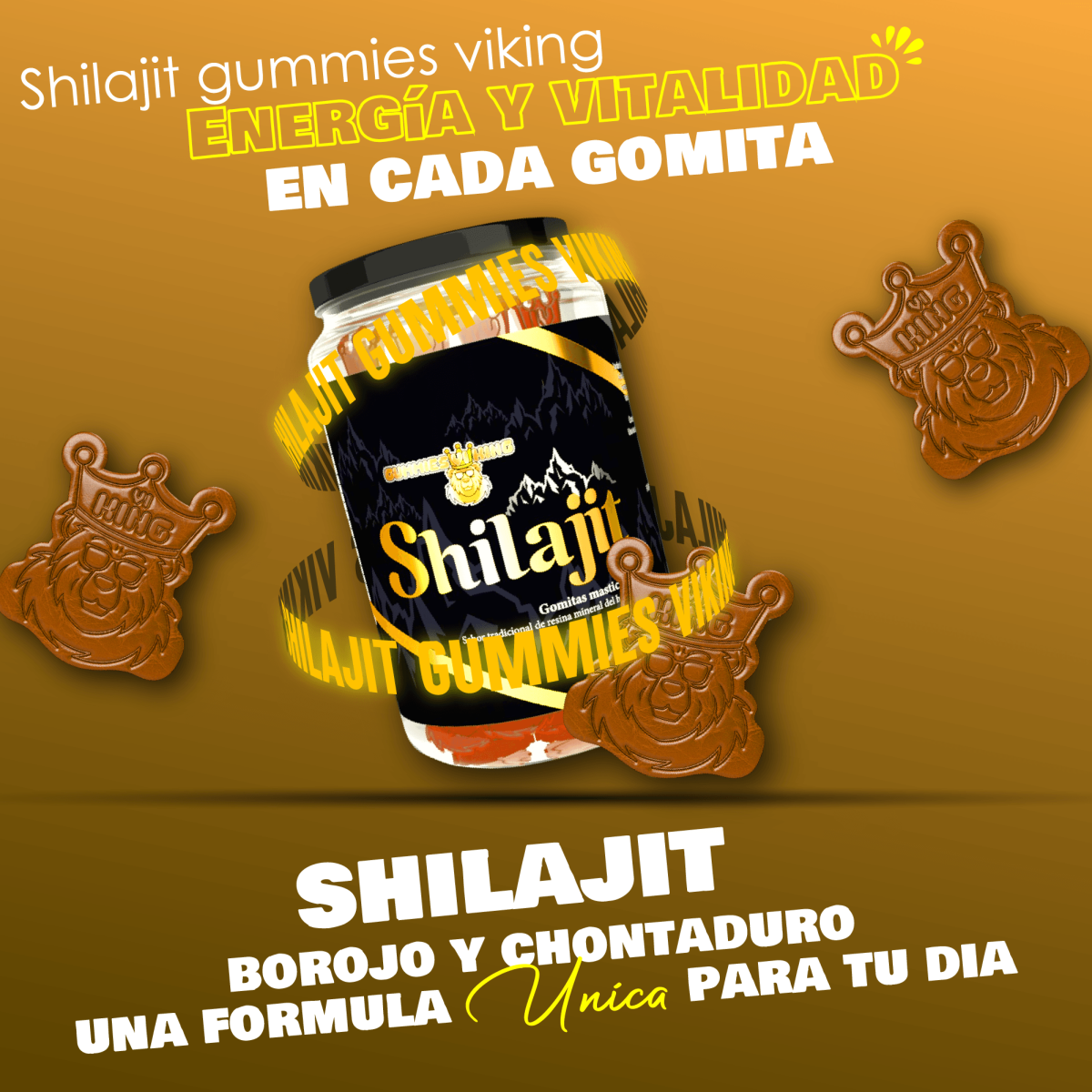 Shilajit Gomas Original con registro sanitario