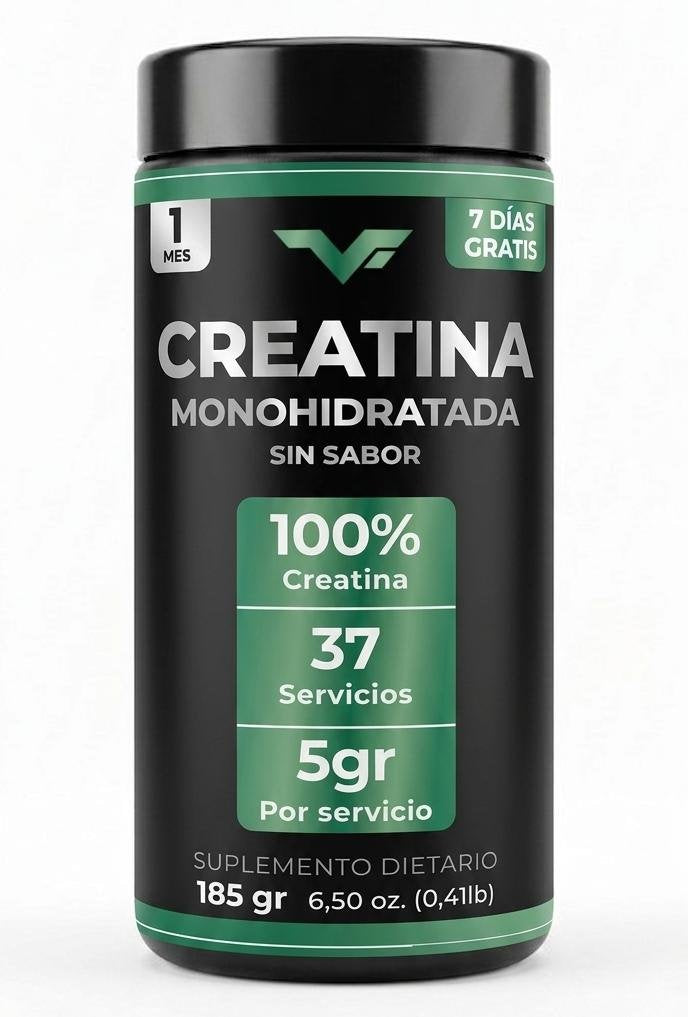 Creatina Monohidratada 185gr 37 Serv