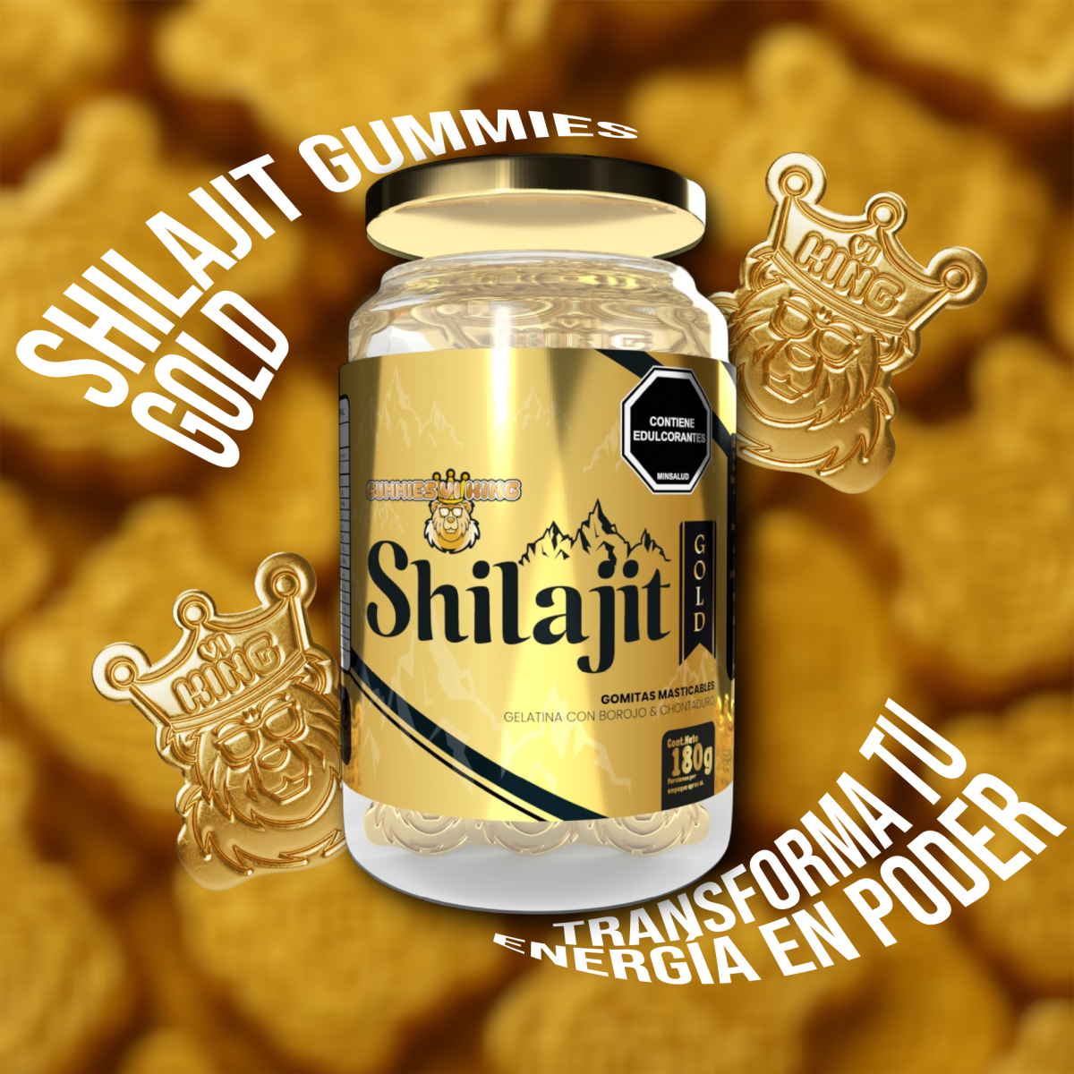 Shilajit Gomas GOLD con registro sanitario